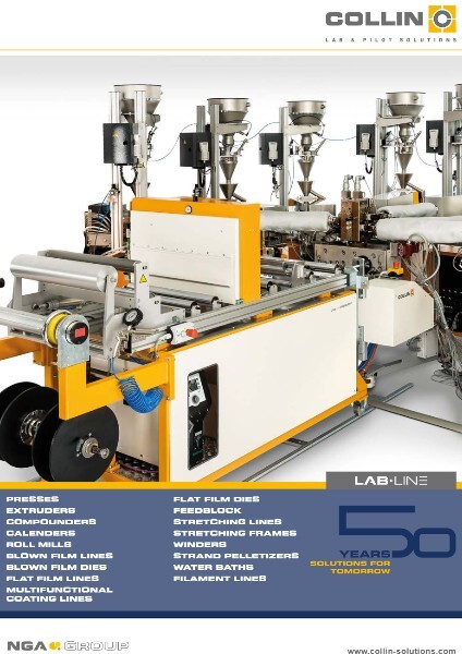 Voorblad brochure COLLIN Lab Line