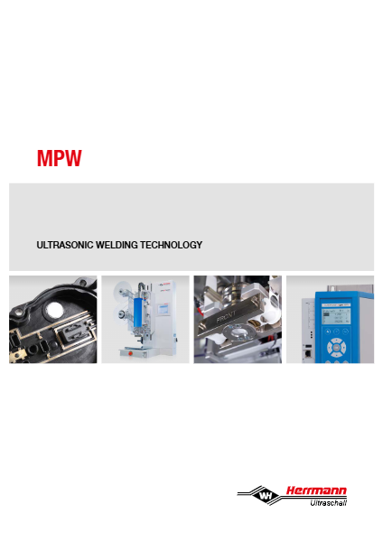 Voorblad brochure Herrmann Ultraschall MPW