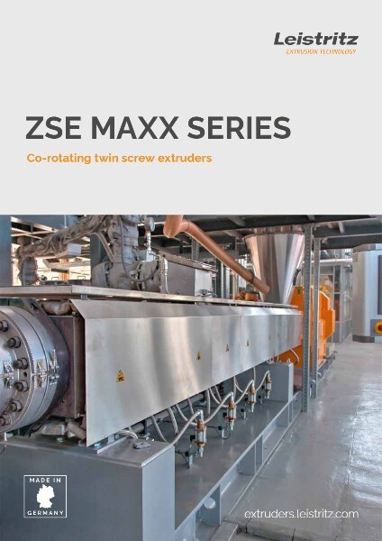 Voorblad brochure Leistritz ZSE MAXX Series