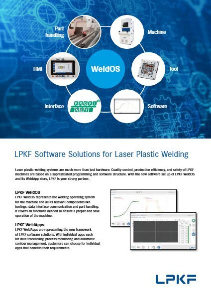 Cover of the LPKF WeldOS flyer