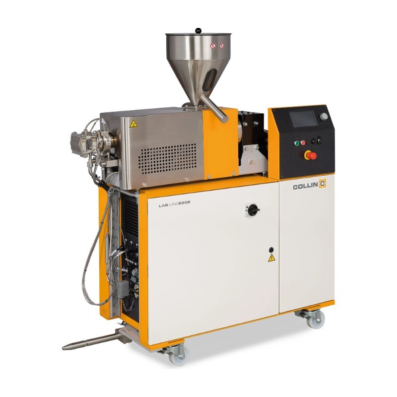 COLLIN laboratorium-extruder Serie E op verrijdbare schakelkast