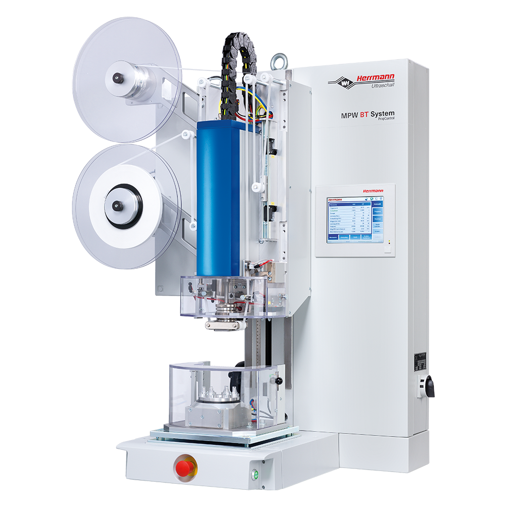 MPW BT ultrasoon stans- en sealsysteem van Herrmann Ultraschall