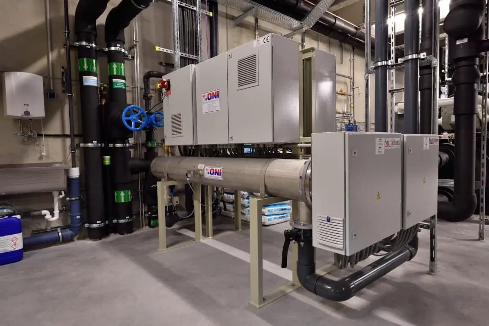ONI-verwarmingsmodule die restwarmte uit het koelcircuit benut